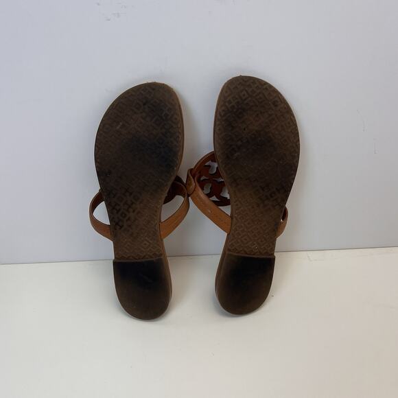 Tory Burch Miller Sandals Vintage Vachetta Woman’s Size 6 - Picture 6 of 7